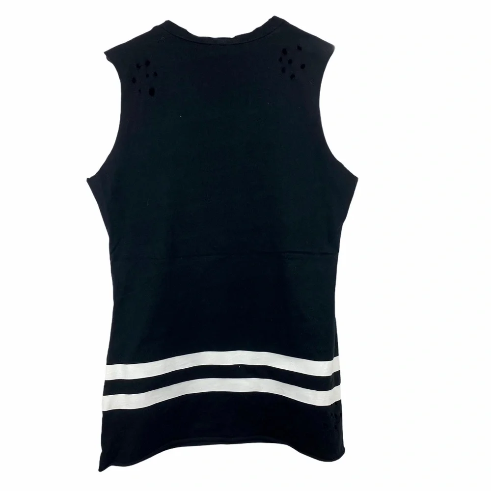 NWT EMMA & SAM LF IV Black White Sporty Dress Small - Picture 7 of 9